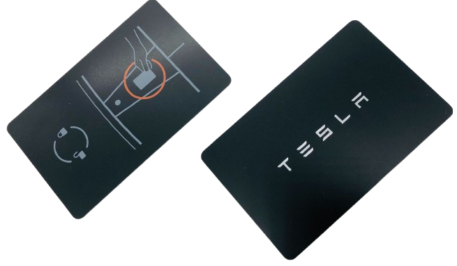 Official Tesla Key Card | Premium B-Pillar RFID Smart Access Key